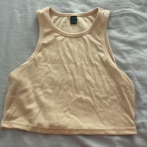 Shein Tan Tank crop top